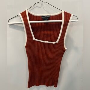 Square Neck Sleeveless Top